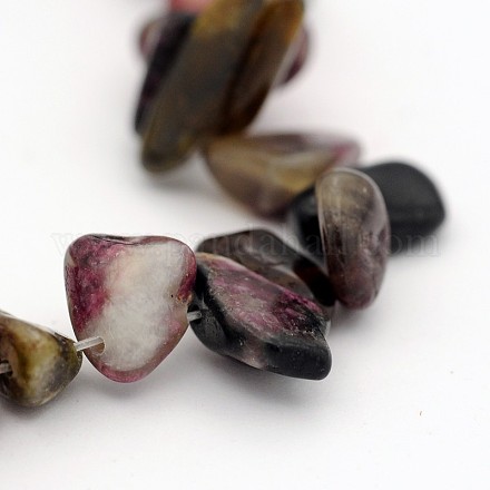 Chapelets de perles en tourmaline naturelle G-J278-13-1