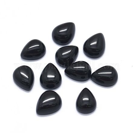 Natürlichen Obsidian cabochons G-O175-22-10-1