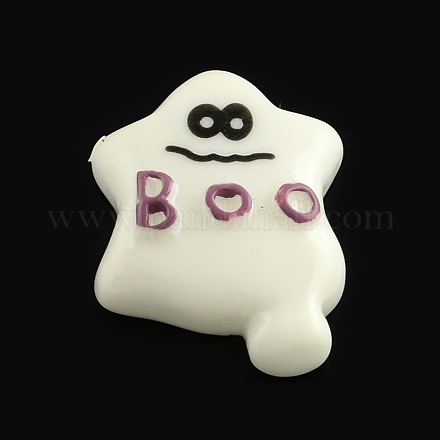 Halloween Ghost Resin Cabochons X-CRES-Q162-48-1