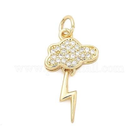 Латунные микро проложить кубического циркония подвески KK-D105-04G-1