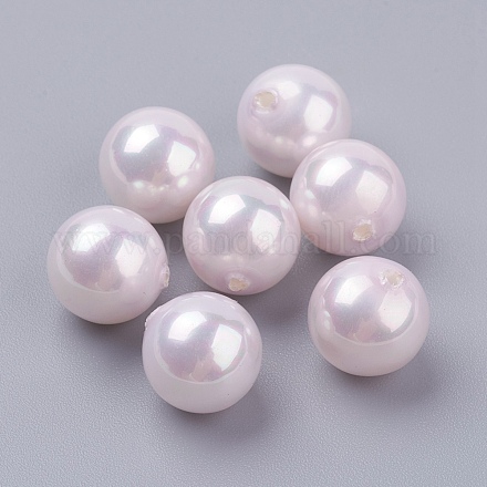 Shell Pearl Half Drilled Beads BSHE-G016-10mm-10-1