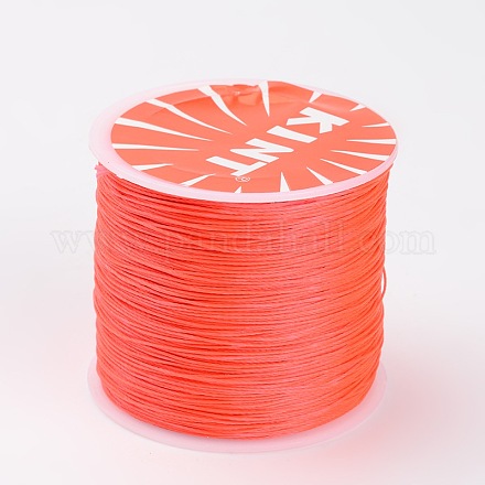 Round Waxed Polyester Cords YC-K002-0.6mm-09-1