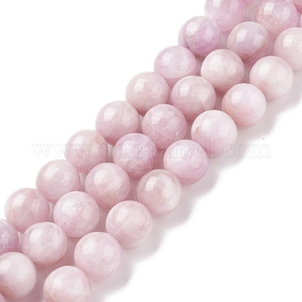 Kunzite naturelle perles rondes brins G-I164-10mm-1