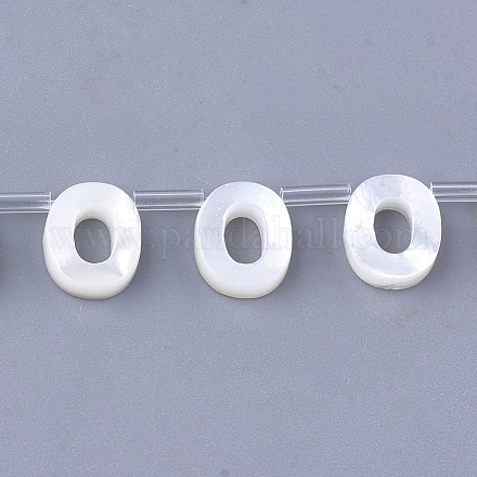Perles de coquille naturels SHEL-T012-60O-1