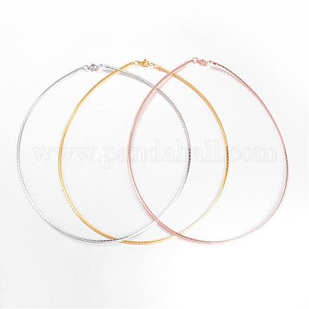 304 Stainless Steel Necklaces NJEW-D274-01-1
