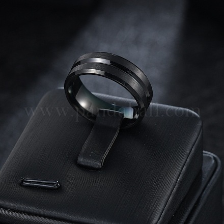 Кольца из нержавеющей стали 201 с рифлением для мужчин WG2ADDA-25-1