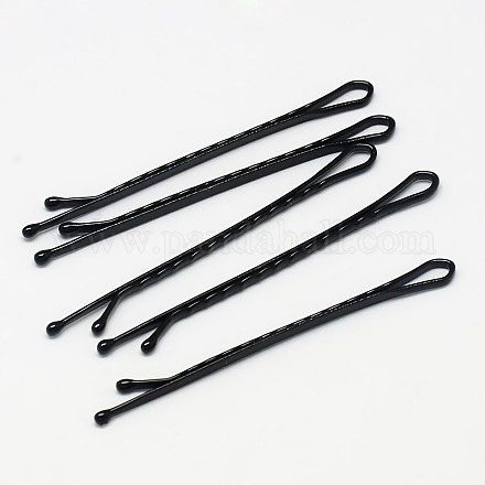 Cottura nero capelli ferro verniciato bobby pins semplice tornante PHAR-O002-03-01S-1