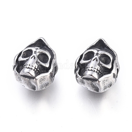 Halloween 304 Stainless Steel Beads STAS-F243-19AS-1