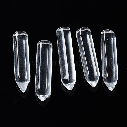 Perles en verre transparentes GLAA-S066-001-1