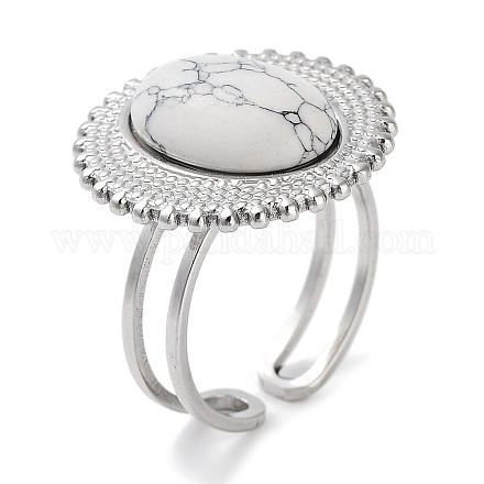 Ионное покрытие (IP) кольцо из нержавеющей стали 304 RJEW-B059-03P-03-1