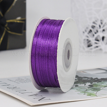 Polyester Double-Sided Satin Ribbons OFST-PW0003-16M-1
