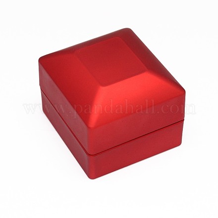 Boîtes à bijoux en plastique avec anneau OBOX-N011-01-1