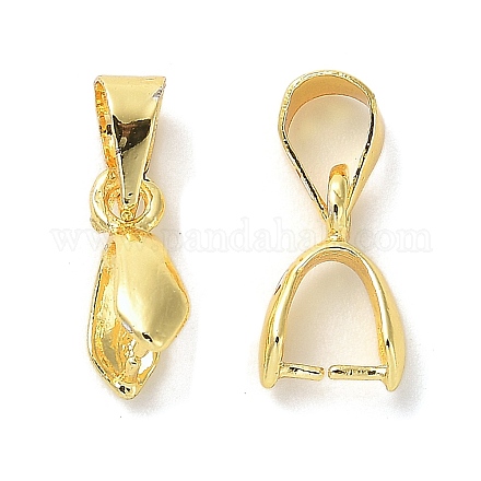 Латунные держатели кулонов с покрытием стойки KK-R211-03G-1