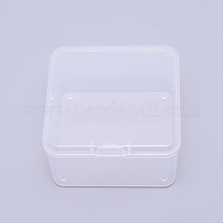 Shop SUPERFINDINGS 8pcs Square Plastic Storage Boxes with Lids  6.5x6.5x3.5cm Mini Clear Bead Sorting Container Box Case for Jewellery  Beads Pills Small Items for Jewelry Making - PandaHall Selected