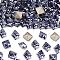 Preciosa® MAXIMA Crystal Fancy Stones, Czech Crystal, 435 23 615 Square, Dura Foiling, 20410 Tanzanite, 6x6mm