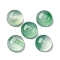 Natural Green Onyx Agate Cabochons, Dyed & Heated, Half Round/Dome, 10x5mm