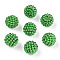 Imitation Pearl Acrylic Beads, Berry Beads, Combined Beads, Round, Lime Green, 12mm, Hole: 1.5mm, about 740pcs/500g