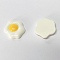 Opaque Resin Cabochons, Imitation Food, Fried Egg, Yellow, 21.5x20x4.5mm