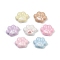 Opaque Resin Cabochons, Random Color, Paw Print, 10.5x13x5.5mm