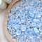 Lampwork Beads, Flower, Cornflower Blue, 12x8mm, 30pcs/set