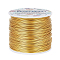 Aluminum Wire, Matte Effect, Yellow, 18 Gauge, 1mm, about 150m/roll