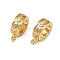 Brass Tube Bails, Column, Cadmium Free & Lead Free, Rack Plating, Long-Lasting Plated, Real 18K Gold Plated, 9.5x7x3mm, Hole: 1.2mm, Inner Diameter: 4.2mm