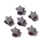 Silicone Beads, Star, Gray, 13x14x8mm, Hole: 2mm