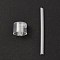 Plastic Pump Bottle Replacement Top, Dispensing Pump for Perfume Bottle, Clear, 1.15x1.25cm, Hole: 3mm