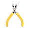 Carbon Steel Pliers, Jewelry Making Supplies, Needle Nose Pliers, Yellow