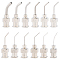 Stainless Steel Blunt Tip Dispensing Needles, Stainless Steel Color, 22.5~25x6~6.5x5.5mm, Hole: 4mm, Head: 0.31~2.4mm, 24pcs