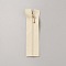Alloy Zipper, with Nylon Frame, Doll Making Supplies, PapayaWhip, 9x2.6x0.1cm