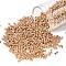 TOHO 11/0 Round Beads, Japanese Seed Beads, (PF551) PermaFinish Peach Gold Metallic, 2.2mm, Hole: 0.8mm, about 5555pcs/50g