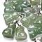 Natural Green Aventurine Pendants, with 201 Stainless Steel Finding, Cat, 24~25x15~16x9~10mm, Hole: 4.5x7mm
