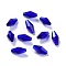 Transparent K9 Glass Beads, Faceted, Bicone, Medium Blue, 16x8mm, Hole: 1mm