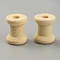 Wooden Empty Spools for Wire, Thread Bobbins, BurlyWood, 1.35x1.1cm