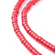 Kunsttürkisfarbenen Perlen Stränge X-TURQ-G110-4x2mm-01-2
