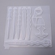 Moules à pendentif en silicone porte-clés bricolage DIY-WH0167-97-2