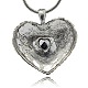 Vintage Heart Pendant for Necklace Making TIBE-M001-51-2