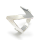 Initial Letter N Open Ring RJEW-S038-053-1-2