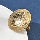 Offene Manschettenringe aus Edelstahl 304&nbsp;RJEW-F202-02B-G-1