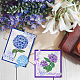 PH PandaHall Hydrangeas Clear Stamps DIY-WH0448-0390-5