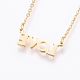 304 Stainless Steel Pendant  Necklaces NJEW-P224-22G-2