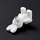 Opaque PVC Plastic Big Pendants RESI-G049-01B-4