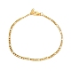 Ensemble de bracelets de cheville en perles tressées en coquillage cauri naturel pour fille femme AJEW-AN00451-01-3