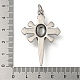 316 подвеска из нержавеющей стали с хирургическим микропаве с кубическим цирконием STAS-Z073-61AS-01-3