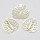 Natural Mother of Pearl Shell Pendants SSHEL-L002-09-2