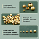 Ph pandahall 250 Uds cuentas espaciadoras chapadas en oro de 18k KK-PH0009-28-4