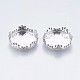 304 Stainless Steel Lace Edge Bezel Cups STAS-I097-061-15MM-1