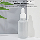 BENECREAT 12 Pack 30ml Frosted Glass Dropper Bottle with White Rubber Cap Empty Refillable Glass Bottle with Eye Dropper with 4PCS Hoppers for Essential Oils Aromatherapy Blends DIY-BC0011-57A-7