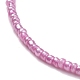 8 Stück 8 Farben Ceylon Glas Samenperlen Halsketten Set NJEW-JN03801-6